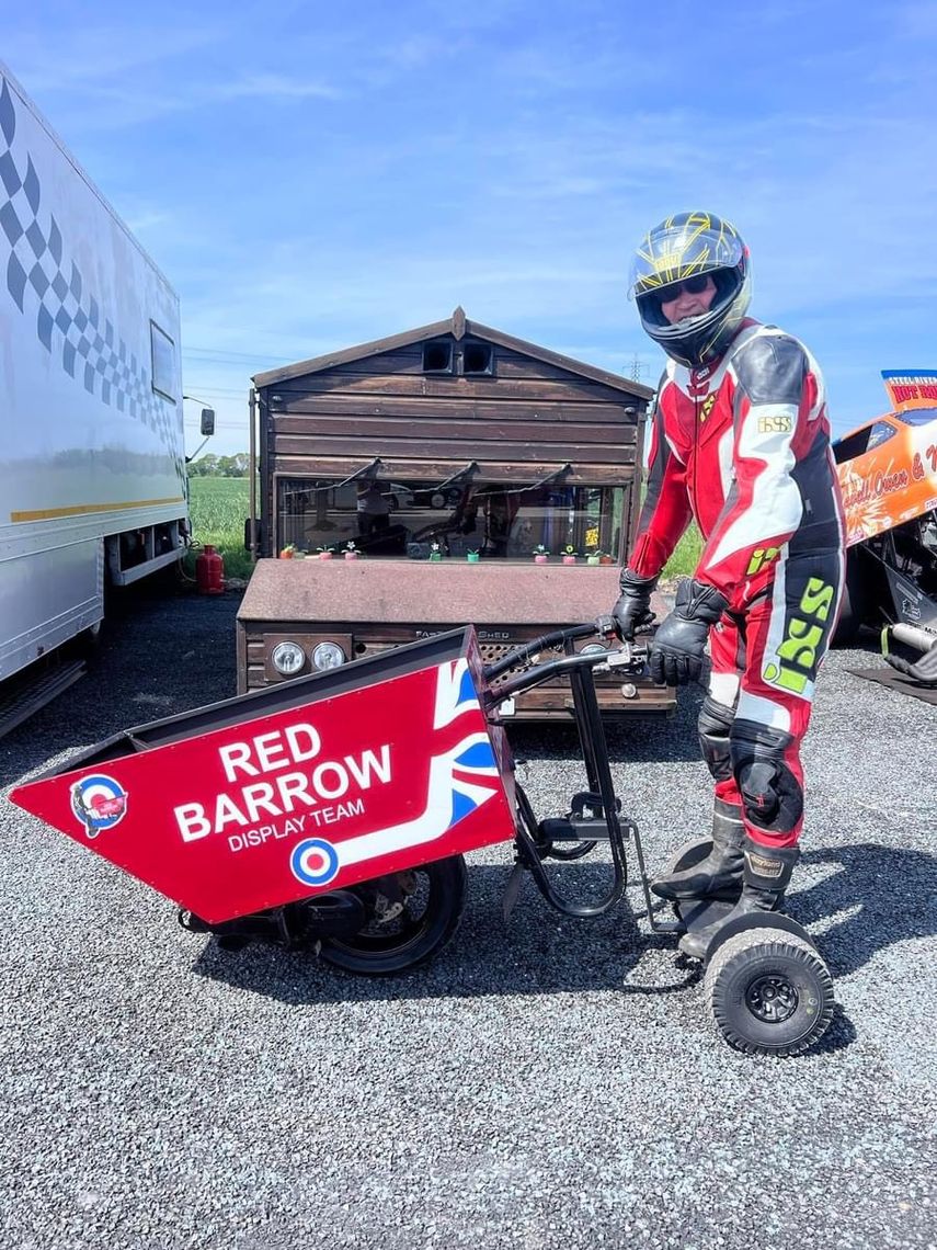 The world's fastest wheel barrow