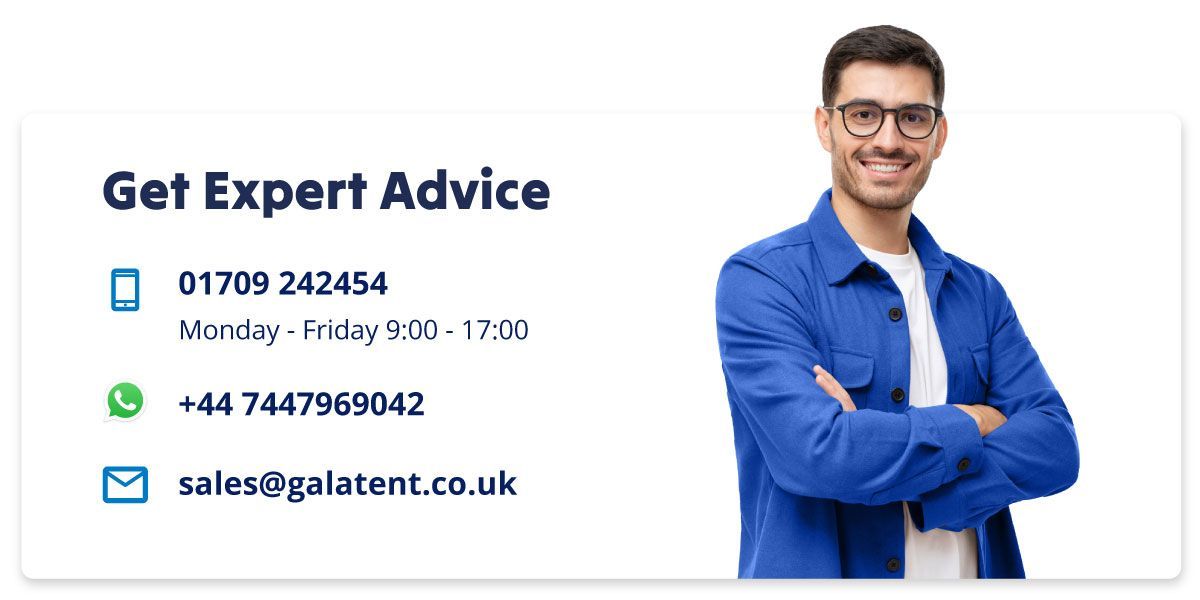 Get expert advice from Gala Tent