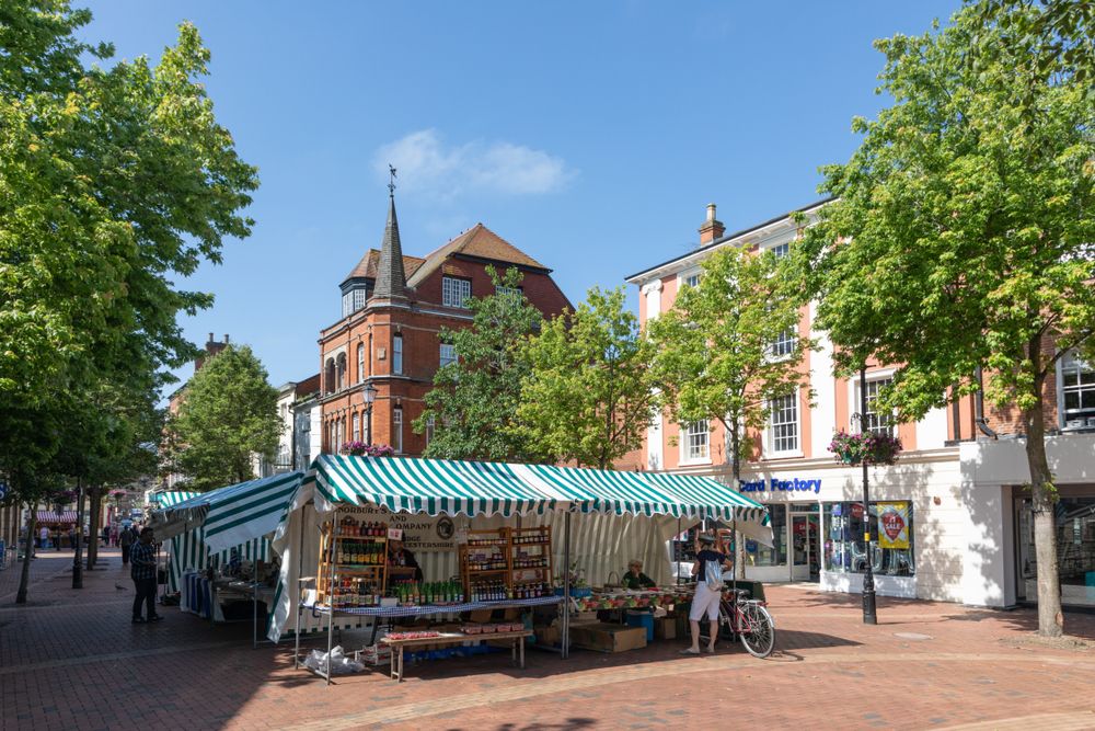 fixed market stall frame