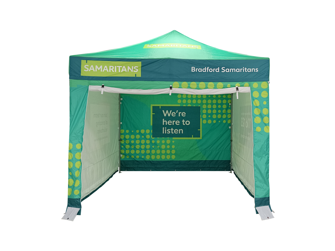 printed 3m x 3m gazebo