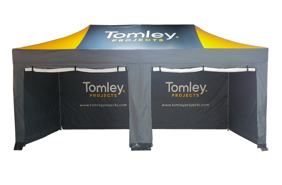4m x 8m printed gazebo