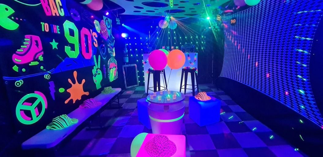 90s rave party in gazebo