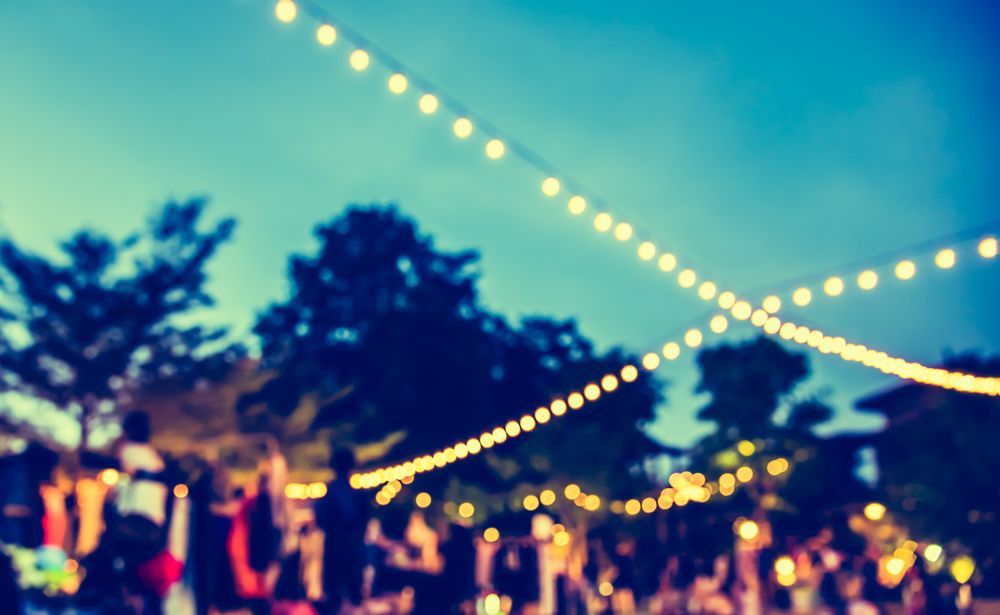 festival themed party lights