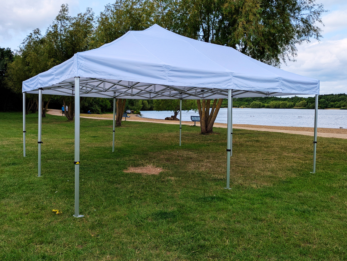 6m x 6m pro 60 gazebo white