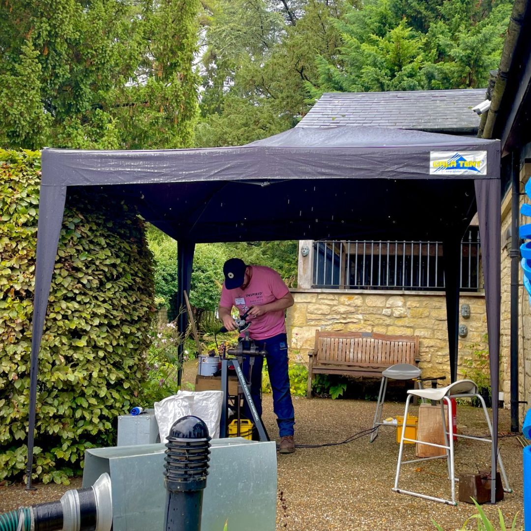 quinnel school of blacksmithing gazebo