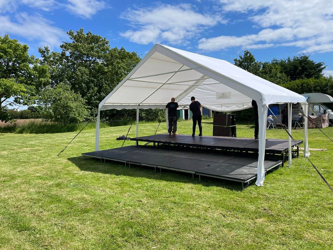 festival stage party tent