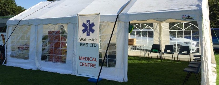 first aid marquee