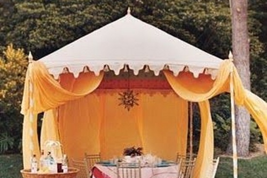 Marquee decorations